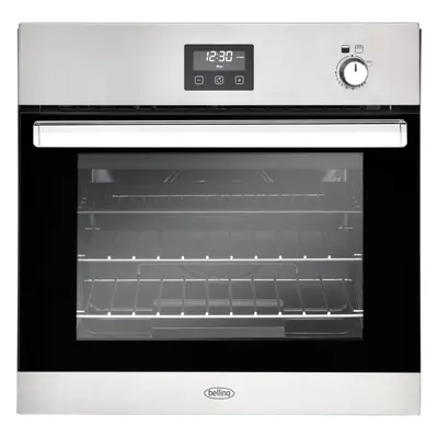 Belling BI602G Built In Gas Single Oven with Full Width Electric Grill - Stainless Steel