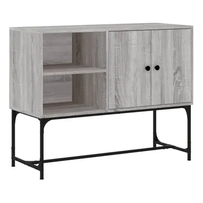 (grey sonoma) vidaXL Sideboard Storage Cabinet Buffet Side Cabinet Cupboard Engineered Wood