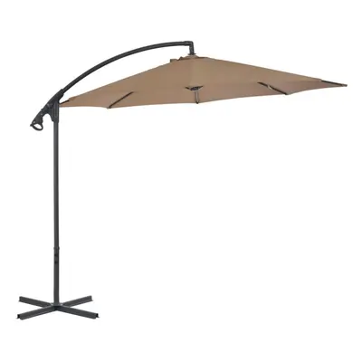 Cantilever Umbrella with Steel Pole cm Taupe