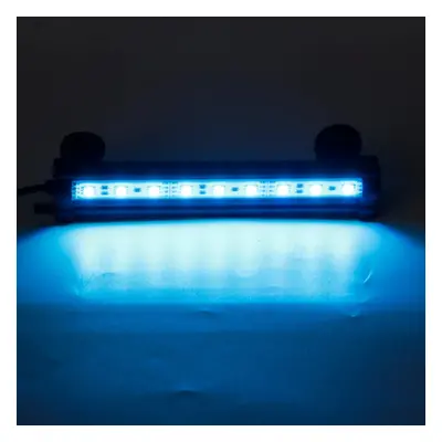 (UK Plug, 32cm) Aquarium Fish Tank LED Aeration Bubble Light Remote Control Diving Under IP68 Br