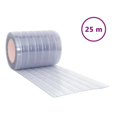 (white, x 2.6 mm (25 m)) vidaXL Strip Curtain Roll Privacy Window Covering Pedestrian Door Strip