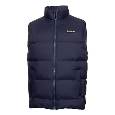 (L, Evening Blue) Calvin Klein Mens Winnsboro Thermal Water Resistant Padded Gilet