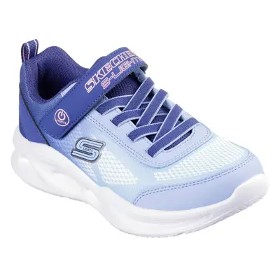 (10.5 UK Child, Navy/Light Blue) Skechers Girls Sola Glow Deluxe Ombre Trainers