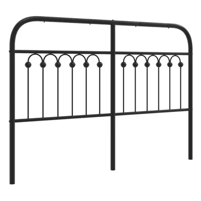 (black, cm) vidaXL Metal Headboard Bedroom Home Bed Header Bed Headboard White cm