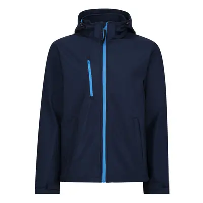 (S, Navy/French Blue) Regatta Mens Venturer Layer Membrane Soft Shell Jacket