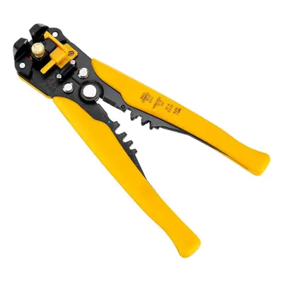 (Yellow) Self-Adjusting Insulation Wire Stripper Cutter Crimper Terminal Tool Cable Pliers