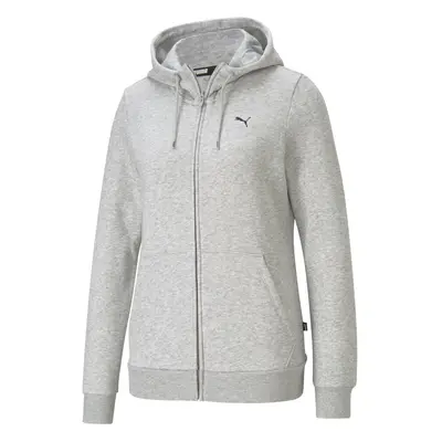 (XS, Grey) Puma Womens/Ladies Logo Full Zip Hoodie