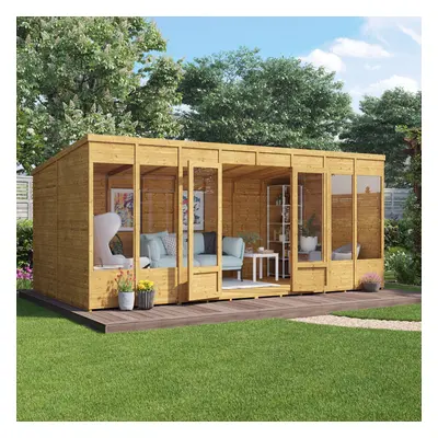 (16x8) Bella Tongue and Groove Pent Summerhouse