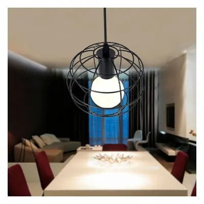 17*18cm E27 Vintage Industrial Wrought Iron Restaurant Chandelier Corridor Ceiling Hanging Lamps