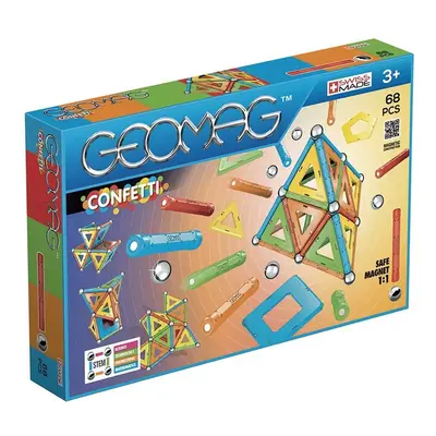 Geomag Confetti Confetti-68 pcs, Mixed, Pieces