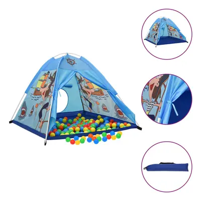 (multicolour) vidaXL Children Play Tent with Balls Kids Play House Tent Multi Colours