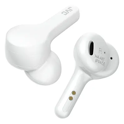 JVC HA-A8T-W-U Earbuds True Wireless Headphones (White)