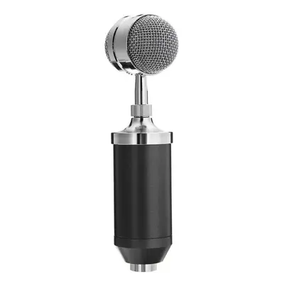 (Black) Studio Recording Condenser Microphone Metal Shock Mount for ASMR