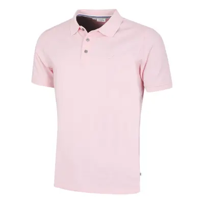 (XXL, Baby Pink) Calvin Klein Mens North Coast Moisture Wicking Polo Shirt