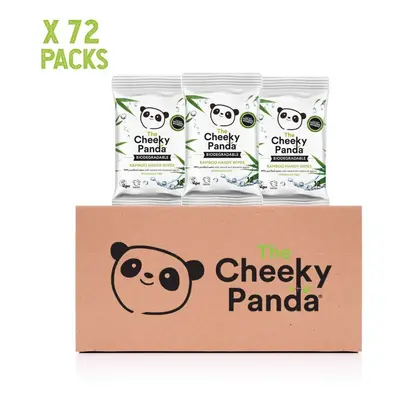 Cheeky Panda Biodegradable Bamboo Handy Wipes 12's (72 Pack)