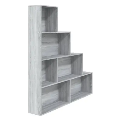 (grey sonoma) vidaXL Book Cabinet/Room Divider Chipboard File Stand Rack Unit Multi Colours