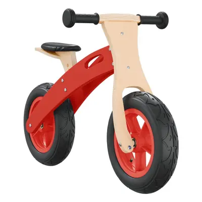 (red) vidaXL Balance Bike for Children Toddler Bike Kids Tricycle with Air Tyres