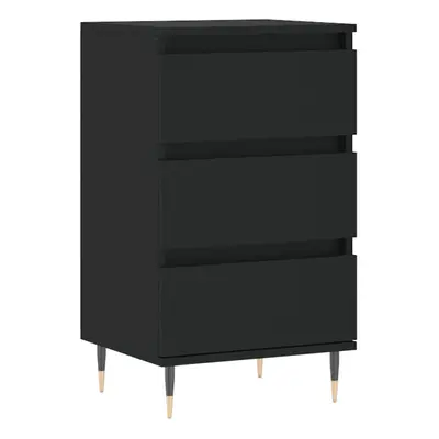 vidaXL Sideboard Storage Cabinet Cupboard Side Cabinet Black Engineered Wood