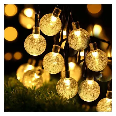 50LED 7M Solar String Lights Outdoor Waterproof Modes Lights Globe for Garden Decoration