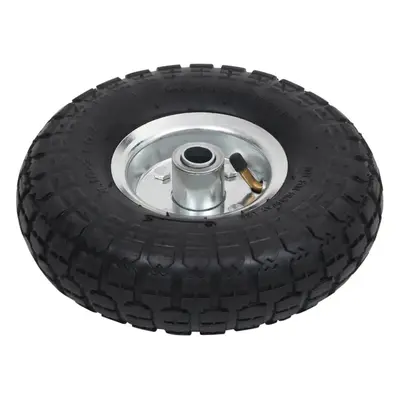 vidaXL 4x Sack Truck Wheel Rubber 4.10/3.50-4 (260x83) Cart Wagon Trolley Tyre