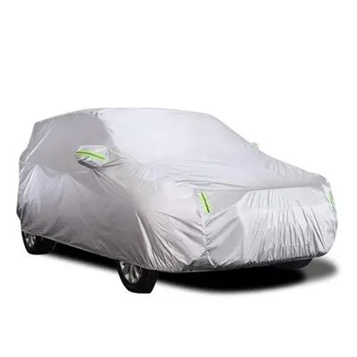 (M) Car Full Sedan Covers with Reflective Strip Sunscreen Protection Dustproof UV Scratch-Resist