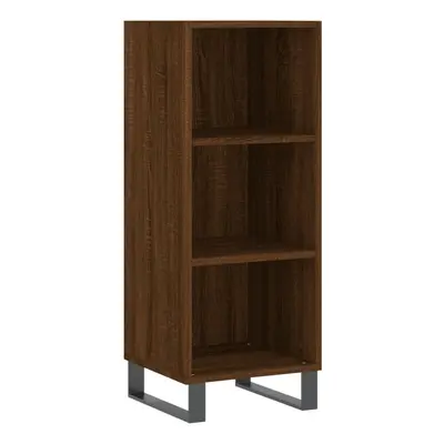 (brown oak) vidaXL Sideboard Highboard Cupboard Side Cabinet Brown Oak Engineered Wood