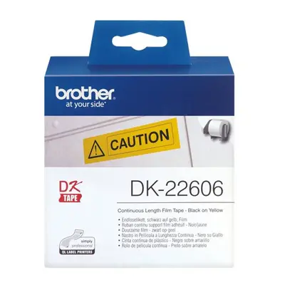 Brother Yellow Continuous Film Tape label-making tape