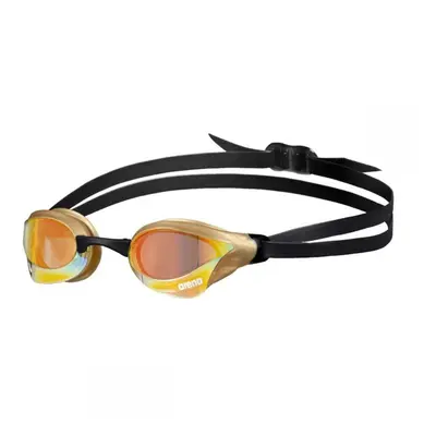 (Yellow/Copper/Gold) Arena Cobra Core Swipe Mirror Swimming Goggles