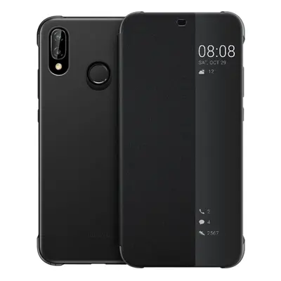 Official Huawei Smart View flip case for Huawei P20 Lite - Black