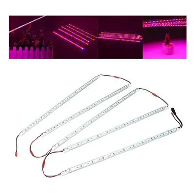 (Yes) 5PCS 50CM SMD5050 Red:Blue 5:1 Grow Plant LED Strip Light with Connector for Greenhouse DC