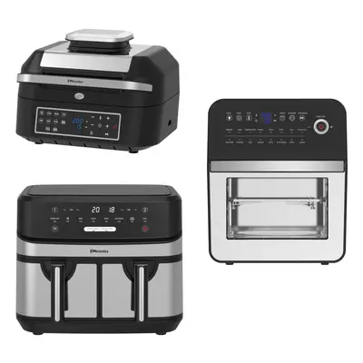 Emtronics Air Fryer Set - 6.3L, 9L & 12L Kitchen Set