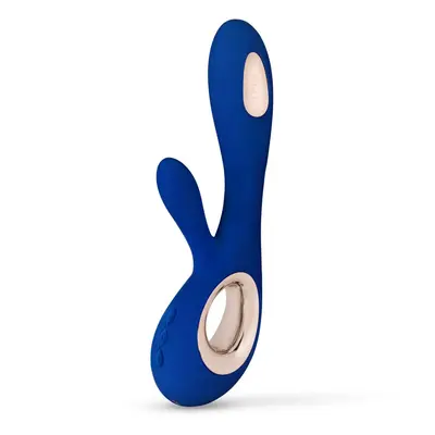 (Midnight Blue ) LELO SORAYA Wave Luxurious Rabbit Massager