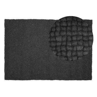 Felt Ball Rug x cm Dark Grey AMDO