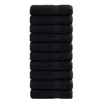 (black, x cm/ pcs) vidaXL Premium Sauna Towels Guest Bath Towel pcs Gold 600gsm 100% Cotton