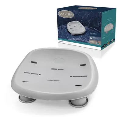 Lay-Z-Spa BW60321 Hot Tub Seat, Universal Adjustable Spa Seat with Weighted Feet, Grey