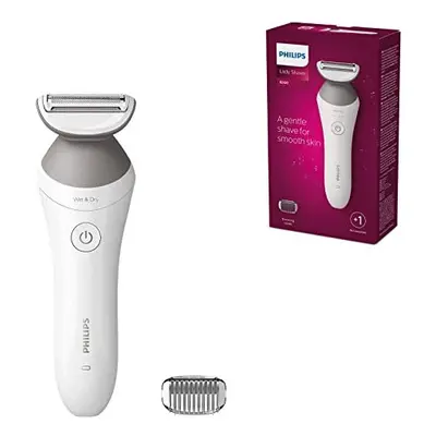 PHILIPS Lady Shaver Series BRL126/00 Cordless with Wet and Dry use, White