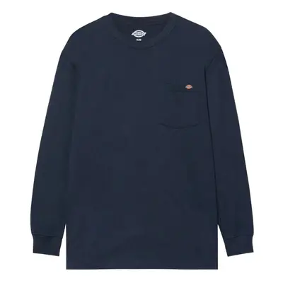 (M, Navy) Dickies Mens Luray Pocket Long-Sleeved T-Shirt