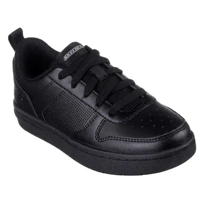 (4 UK, Black) Skechers Boys Smooth Street -Genzo Trainers