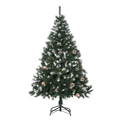 HOMCOM 5FT Artificial Christmas Tree Xmas Indoor Decoration, Automatic Open