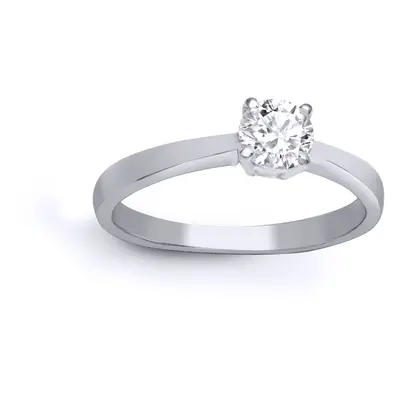 (P) Jewelco London Solid 18ct White Gold Claw Set Round G SI1 2ct Diamond Solitaire Engagement R