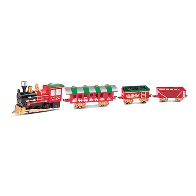 Christmas Train Track Toys Electric Stitching Train Track With Light And Music Effect