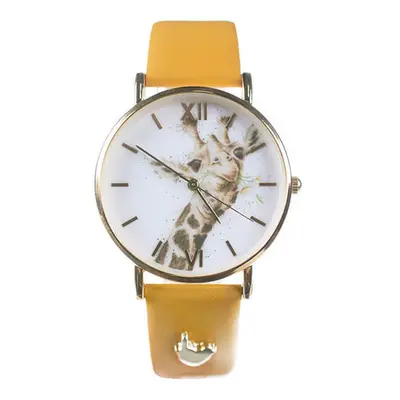 Wrendale Designs Giraffe Watch Mustard Leather Strap