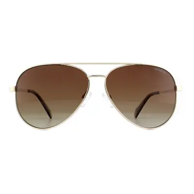 Polaroid Sunglasses PLD 6069/S/X J5G LA Gold Brown Gradient Polarized