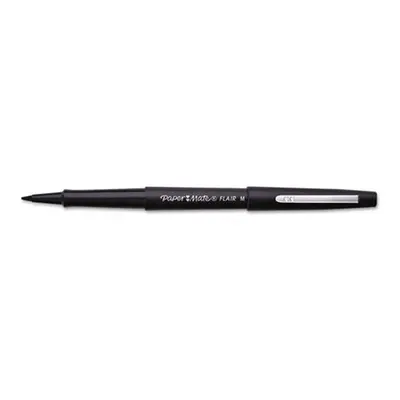 Papermate Flair Felt Tip Marker Pen - Black Ink, Medium