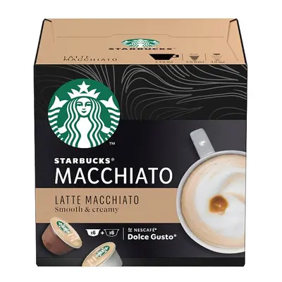 Starbucks by NescafÃ© Dolce Gusto Latte Macchiato Coffee Pods Pods Per Box (Case of 3)