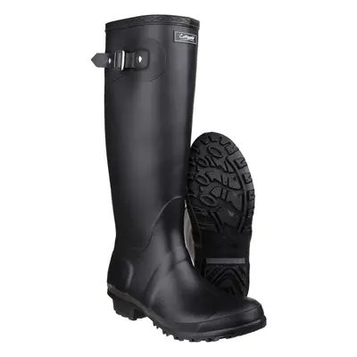 (7 UK, Black) Cotswold Sandringham Buckle-Up Womens Wellington Boots