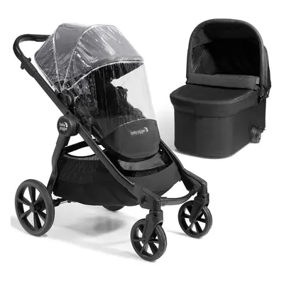 Baby Jogger City Select Pushchair, Carrycot & Weather Shield | Lightweight & Compact Stoller | C