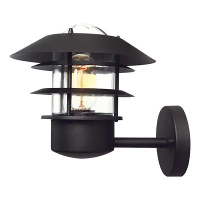 Outdoor IP44 Wall Light Sconce Black LED E27 60W Bulb Outside External d01141