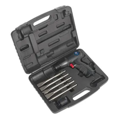 Composite Air Hammer Kit - Medium Stroke - Steel Chisels - Storage Case