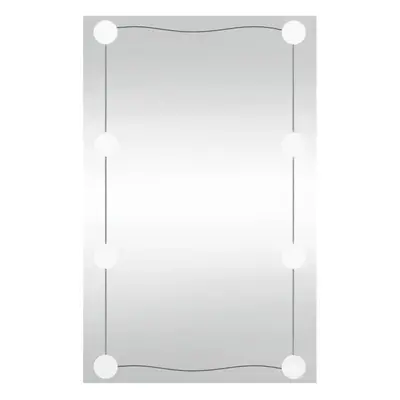 (40 x cm) vidaXL Wall Mirror Makeup Mirror Hanging Mirror Glass Rectangle Cosmetic Mirror